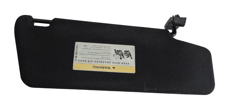 Thumbnail 3: 10-13 MERCEDES E350 E250 E550 (W212) RIGHT PASSENGER SUN VISOR w/MIRROR (Black)