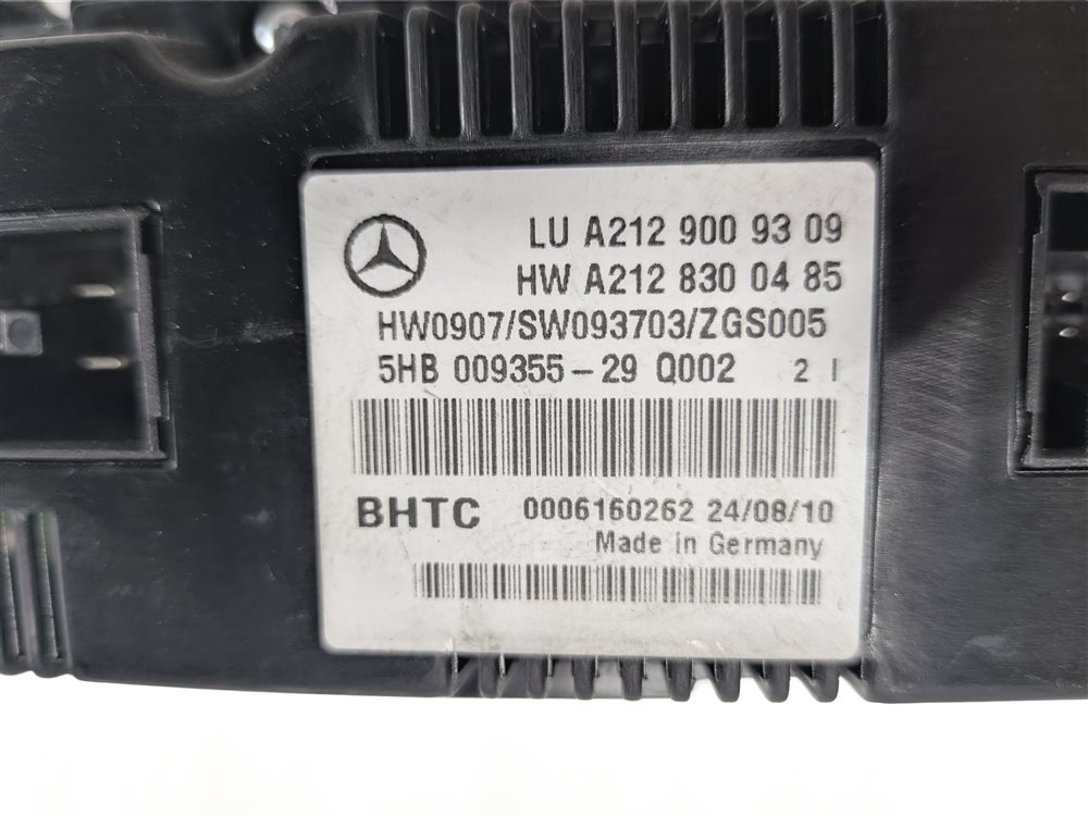 Thumbnail 5: 10-13 MERCEDES E CLASS (A207 C207 W207 W212) FRONT TEMPERATURE CLIMATE CONTROL