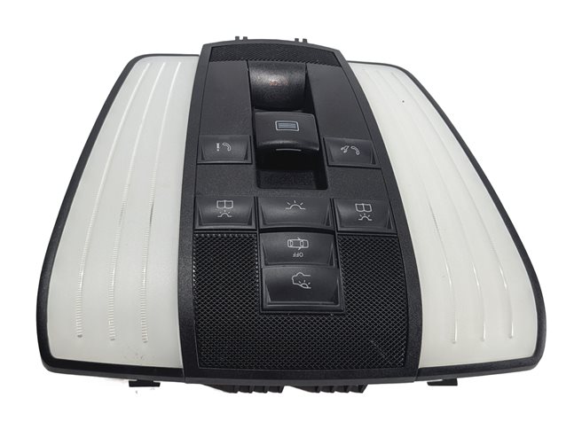 10-13 MERCEDES E350 E400 E550 (W212) FRONT ROOF DOME COURTESY MAP LIGHT (Black)