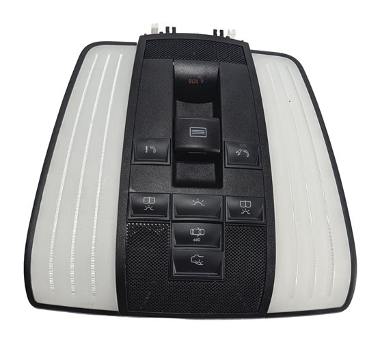 Thumbnail 2: 10-13 MERCEDES E350 E400 E550 (W212) FRONT ROOF DOME COURTESY MAP LIGHT (Black)