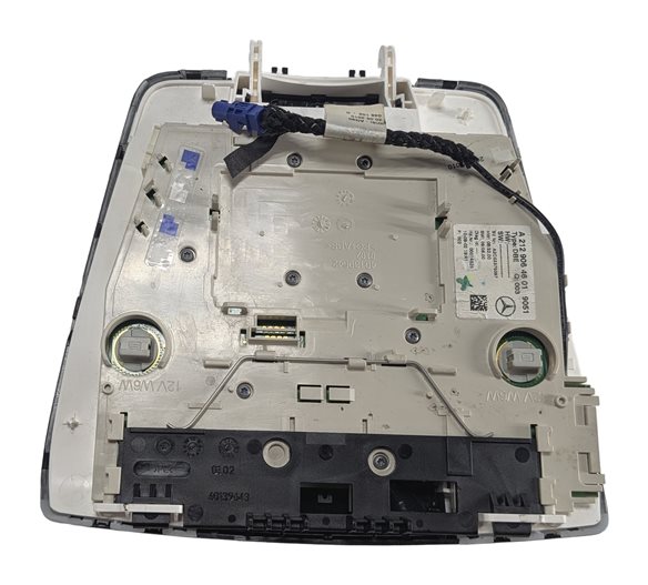 Thumbnail 3: 10-13 MERCEDES E350 E400 E550 (W212) FRONT ROOF DOME COURTESY MAP LIGHT (Black)