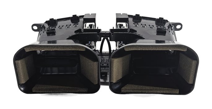 Thumbnail 4: 2011 MERCEDES E350 (W212) FRONT CENTER DASH HEAT AIR AC VENT (Black)