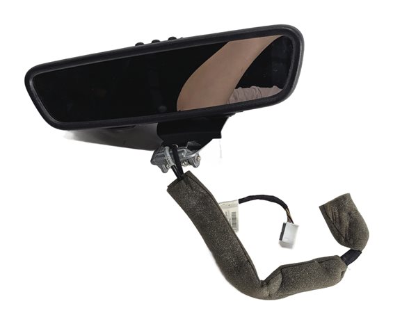 Thumbnail 3: 2011 MERCEDES E350 (W212) INTERIOR REAR VIEW MIRROR w/AUTO DIM HOMELINK (Black)
