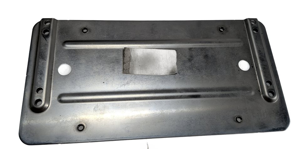 2011 MERCEDES E350 (W212) REAR LICENSE PLATE TAG MOUNTING BRACKET HOLDER