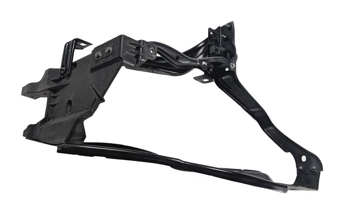 Thumbnail 3: 2011 MERCEDES E350 (W212) FRONT LEFT HEADLIGHT RADIATOR SUPPORT MOUNT BRACKET