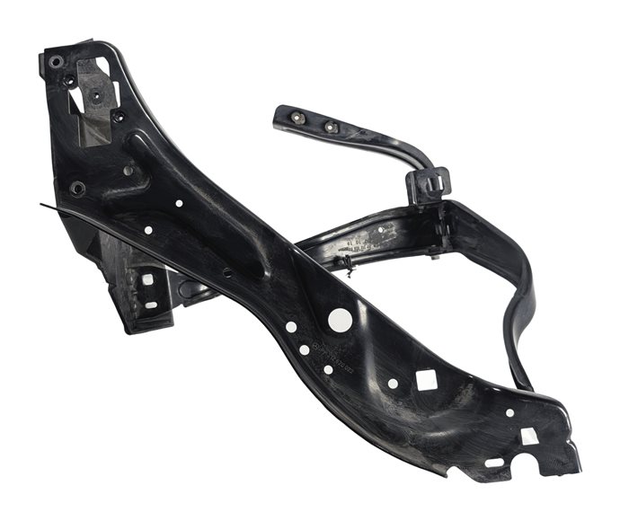 Thumbnail 2: 2011 MERCEDES E350 (W212) FRONT RIGHT HEADLIGHT RADIATOR SUPPORT MOUNT BRACKET