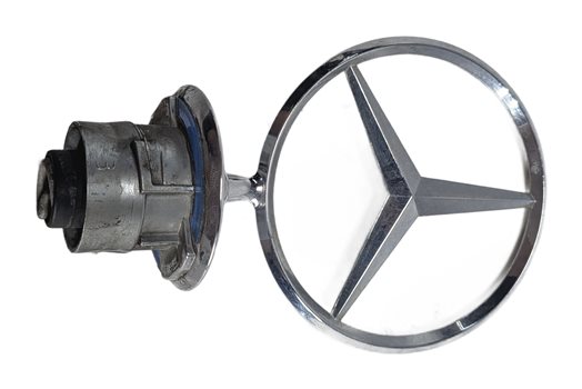 Thumbnail 2: 2011 MERCEDES E350 (W212) HOOD ORNAMENT STANDING STAR EMBLEM SPRING LOADED BASE