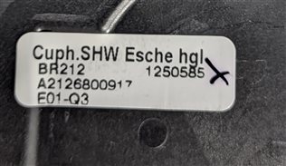 Thumbnail 9: 2011 MERCEDES E350 (W212) FRONT CENTER CONSOLE CUP HOLDER ASHTRAY ROLL TOP (Ash)