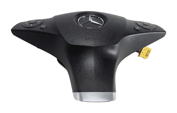 Thumbnail 2: 10-12 MERCEDES E350 E550 E63 AMG (W212) DRIVER STEERING WHEEL SRS AIRBAG (Black)
