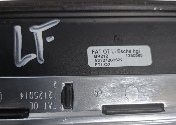 Thumbnail 5: 2011 MERCEDES E350 (W212) INTERIOR DOOR DASH CENTER CONSOLE TRIM SET (Ash)