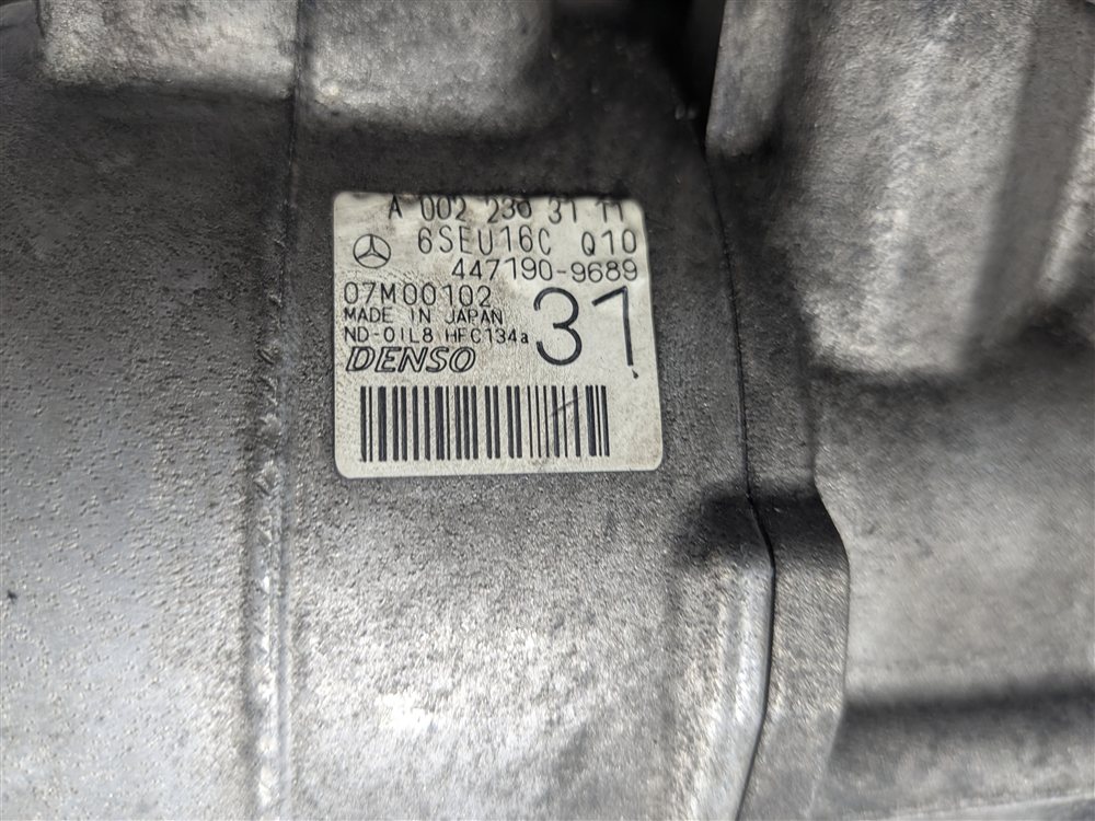 Thumbnail 10: 08-12 MERCEDES C300 C350 E350 GLK350 (W204 W212 X204) A/C AIR COMPRESSOR PUMP