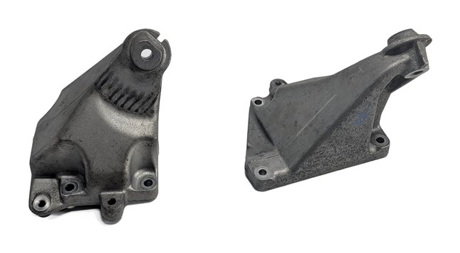 2011 MERCEDES E350 W212 3.5L M272 ENGINE LEFT & RIGHT MOTOR MOUNT BRACKET SET/2