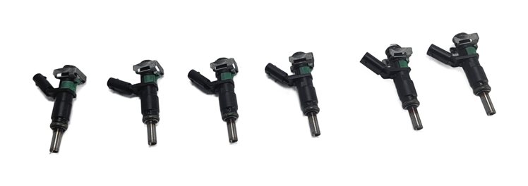 10-13 MERCEDES C300 C350 E350 GLK S400 (W204 W211 W221 X204) FUEL INJECTOR SET 6
