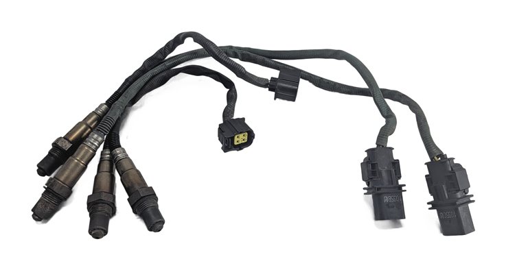 2011 MERCEDES E350 W212 3.5L M272 ENGINE OXYGEN O2 LAMBDA SENSOR SET/4