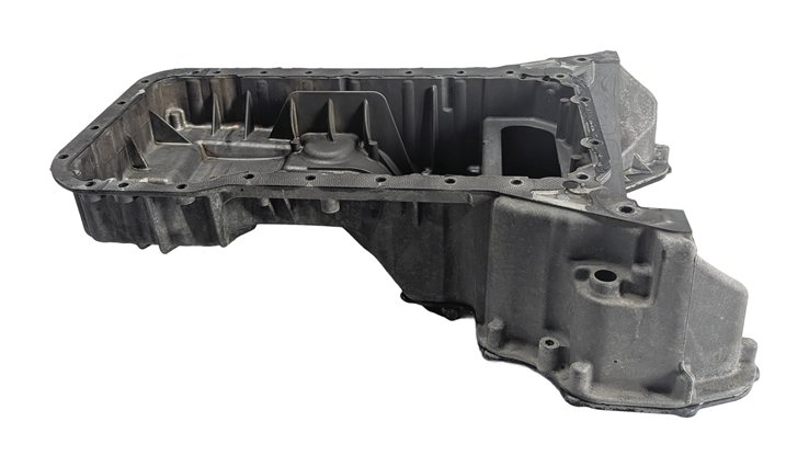 2011 MERCEDES E350 W212 3.5L M272 ENGINE UPPER & LOWER OIL PAN ASSEMBLY