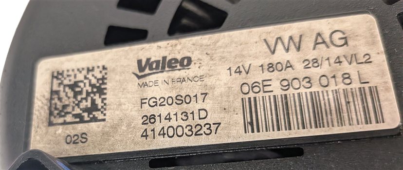 Thumbnail 6: 2013-2017 AUDI Q5 SQ5 S4 S5 3.0L 180 AMP ALTERNATOR GENERATOR