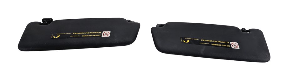Thumbnail 4: 2015-2017 AUDI Q5 SQ5 (8R) SUN VISOR LEFT/RIGHT SET/2 w/MIRROR (Black)