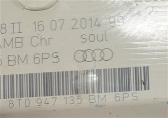 Thumbnail 9: 2015-2017 AUDI Q5 SQ5 (8R) FRONT ROOF DOME COURTESY LIGHT (Black)