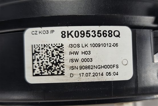 Thumbnail 9: 13-17 AUDI Q5 SQ5 (8R) STEERING COLUMN COMBINATION SWITCH w/CLOCKSPRING