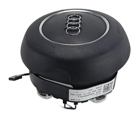 Thumbnail 3: 13-17 AUDI Q5 SQ5 (8R) DRIVER STEERING WHEEL SRS AIRBAG (Black)