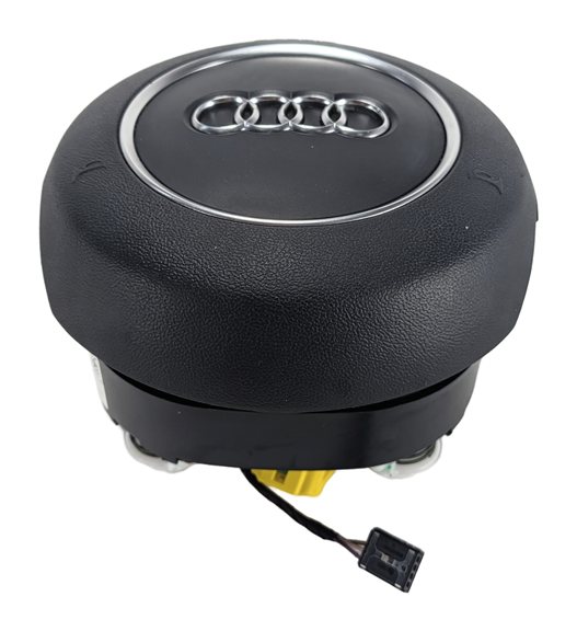 Thumbnail 4: 13-17 AUDI Q5 SQ5 (8R) DRIVER STEERING WHEEL SRS AIRBAG (Black)