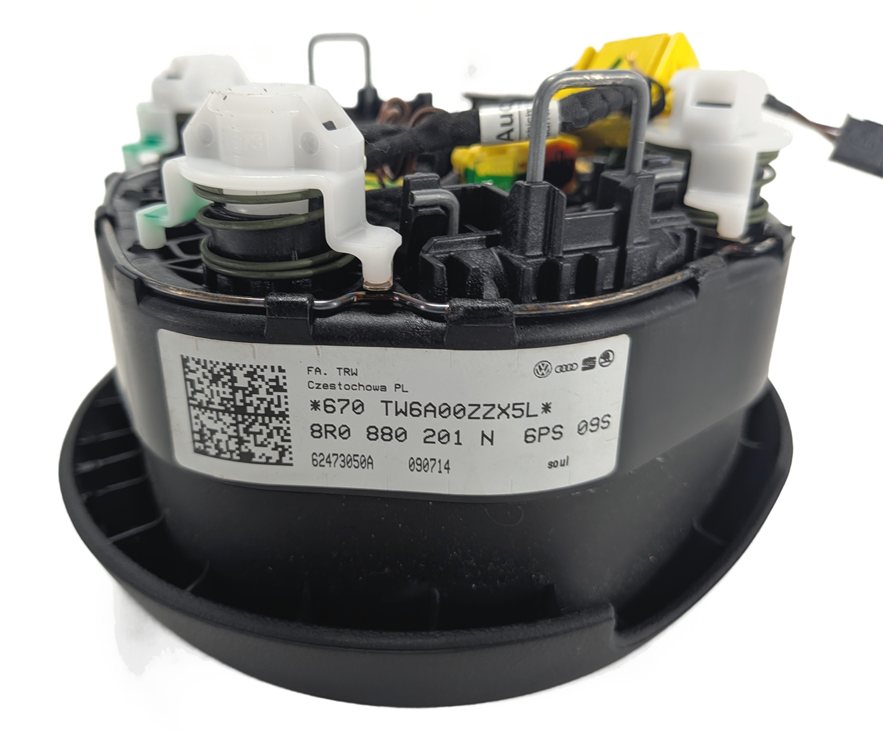 Thumbnail 6: 13-17 AUDI Q5 SQ5 (8R) DRIVER STEERING WHEEL SRS AIRBAG (Black)
