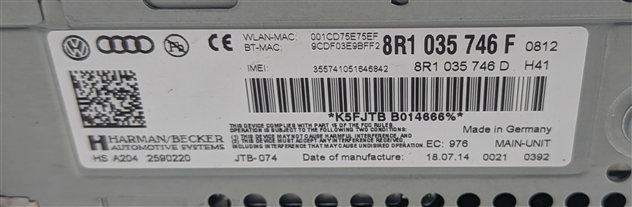 Thumbnail 9: 11-17 AUDI Q5 SQ5 A4 S4 MMI MULTIMEDIA RADIO RECEIVER