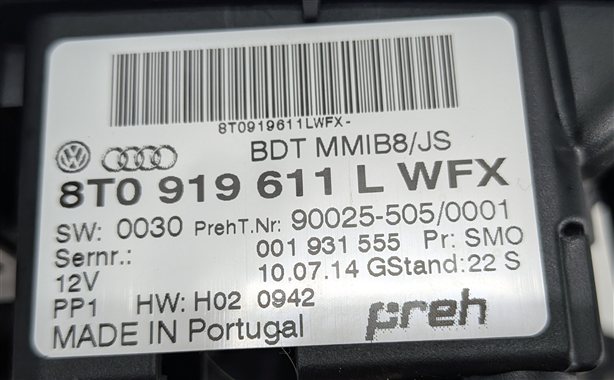Thumbnail 7: 13-17 AUDI Q5 SQ5 A4 A5 S5 MMI CONTROL PANEL NAVIGATION KNOB