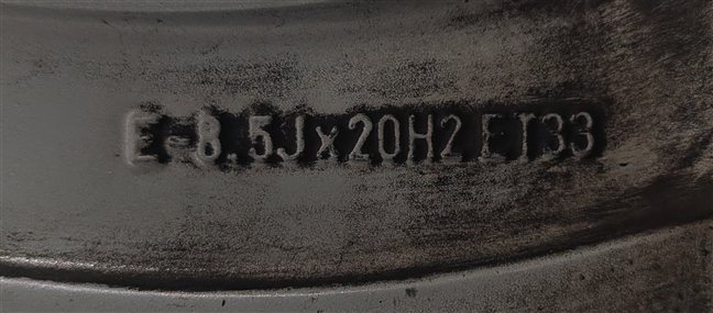 Thumbnail 4: 2014-2017 AUDI SQ5 (8R) 20X8.5 INCH 5 DOUBLE SPOKE ALLOY WHEEL RIM