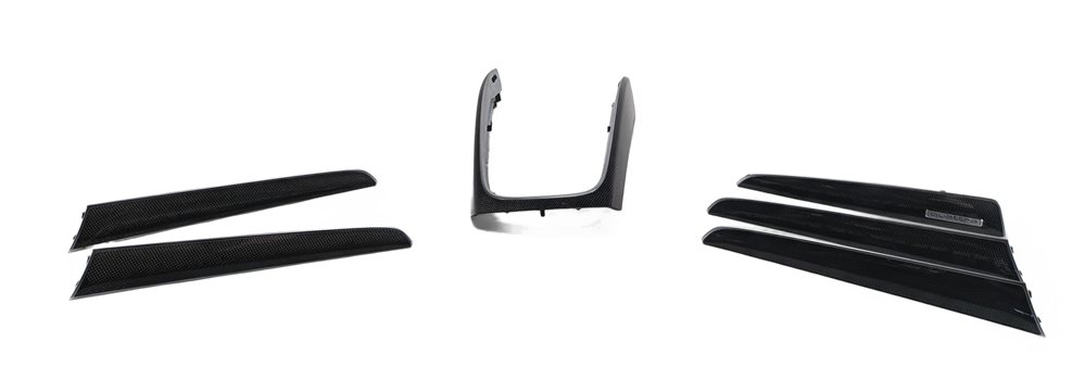2015 AUDI SQ5 (B8 8R) INTERIOR DOOR DASH CENTER CONSOLE TRIM SET (Carbon Atlas)