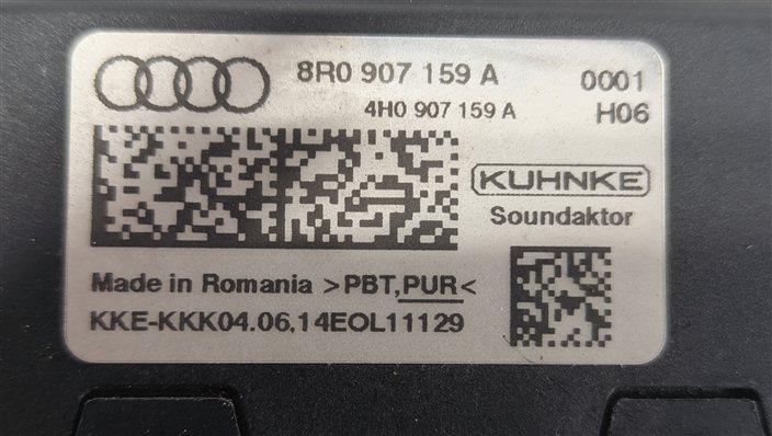 Thumbnail 6: 2015 AUDI SQ5 (B8 8R) SOUNDAKTOR ENGINE SOUND ACTUATOR MODULE