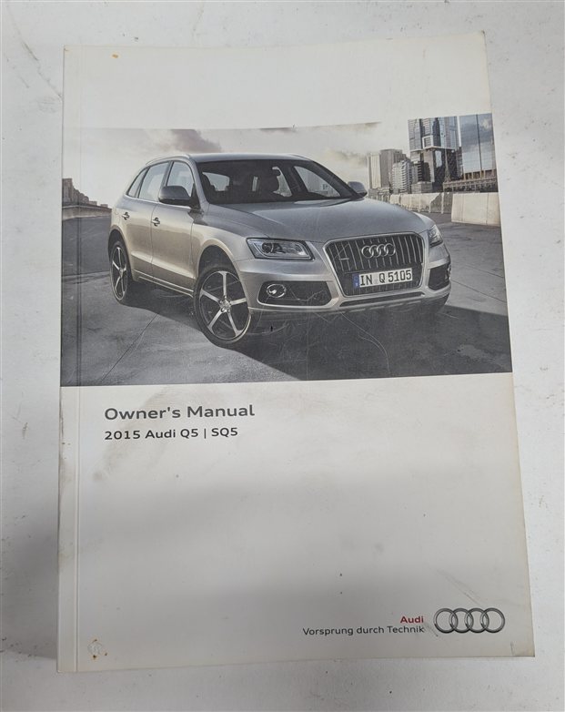 Thumbnail 3: 2015 AUDI SQ5 (B8 8R) OWNER'S MANUAL BOOKLET SET w/CASE