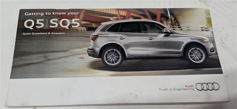 Thumbnail 5: 2015 AUDI SQ5 (B8 8R) OWNER'S MANUAL BOOKLET SET w/CASE