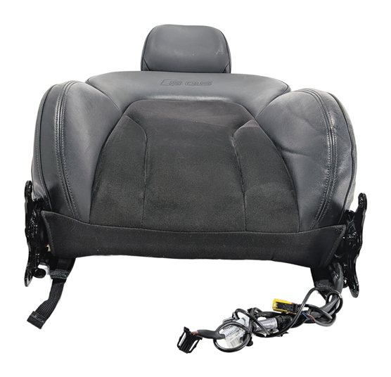 2015 AUDI SQ5 (8R) FRONT LEFT DRIVER UPPER SEAT BACK CUSHION HEATED (Black)