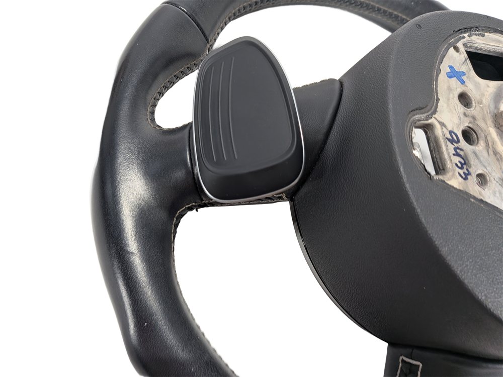 Thumbnail 3: 13-17 AUDI Q5 SQ5 A4 A5 SPORT STEERING WHEEL FLAT BOTTOM w/PADDLES (Black)