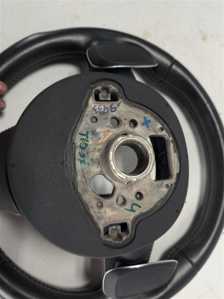 Thumbnail 5: 13-17 AUDI Q5 SQ5 A4 A5 SPORT STEERING WHEEL FLAT BOTTOM w/PADDLES (Black)