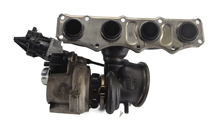 Thumbnail 4: 12-18 BMW 328i 428i 528i X3 X4 X5 Z4 2.0T (N26) ENGINE TURBOCHARGER w/ MANIFOLD