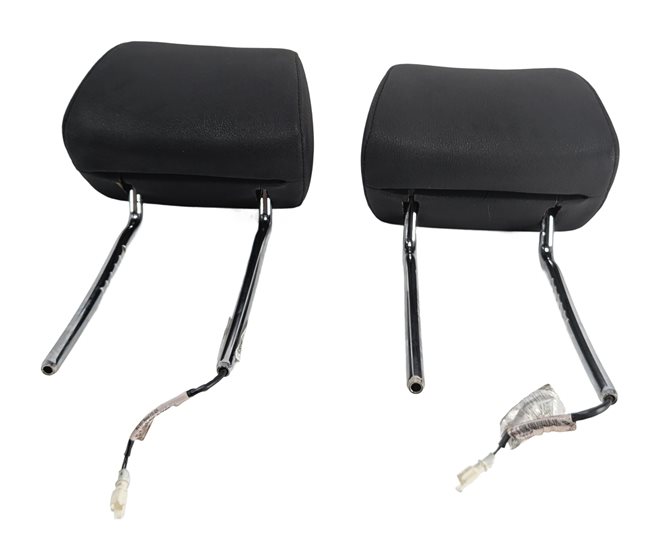 Thumbnail 3: 11-18 BMW X3 X4 F25 F26 LEFT DRIVER & RIGHT PASSENGER HEADREST SET/2 (Black)