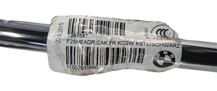 Thumbnail 5: 11-18 BMW X3 X4 F25 F26 LEFT DRIVER & RIGHT PASSENGER HEADREST SET/2 (Black)