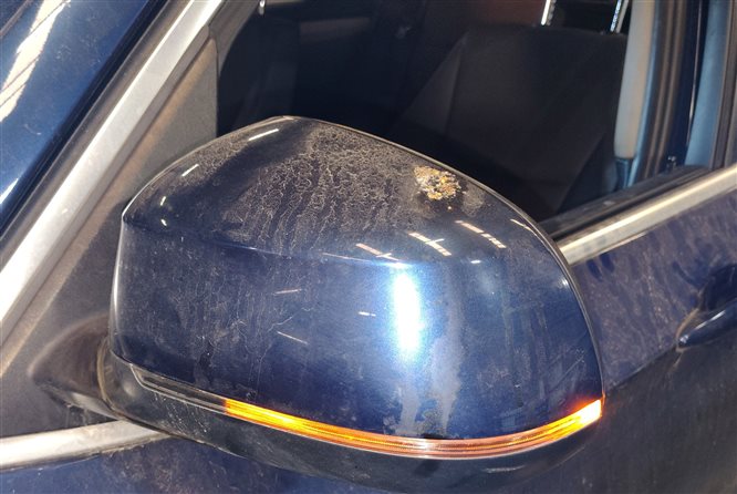 Thumbnail 2: 2015-2016 BMW X3 F25 LEFT DRIVER MIRROR HEATED PFOLD AUTO DIM MEMORY (Blue)