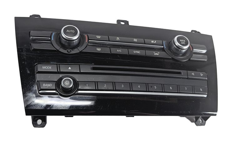2015-2018 BMW X3 X4 (F25 F26) AC HEATER CLIMATE CONTROL PANEL w/RADIO CONTROLS