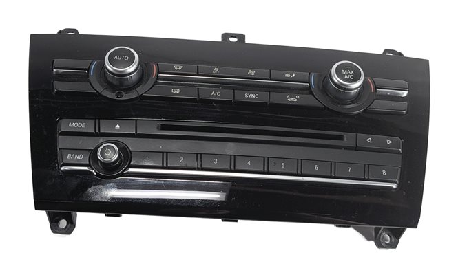 Thumbnail 3: 2015-2018 BMW X3 X4 (F25 F26) AC HEATER CLIMATE CONTROL PANEL w/RADIO CONTROLS
