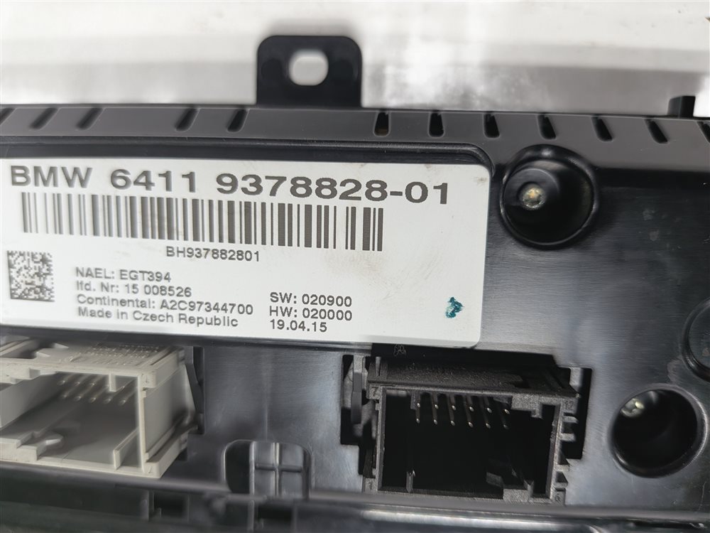 Thumbnail 5: 2015-2018 BMW X3 X4 (F25 F26) AC HEATER CLIMATE CONTROL PANEL w/RADIO CONTROLS