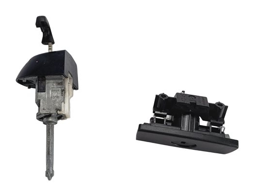 Thumbnail 3: 2016 BMW X3 (F25) LEFT DOOR LOCK CYLINDER w/KEY & GLOVE BOX LOCK SET/2 (Black)