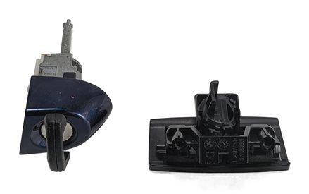 Thumbnail 4: 2016 BMW X3 (F25) LEFT DOOR LOCK CYLINDER w/KEY & GLOVE BOX LOCK SET/2 (Black)