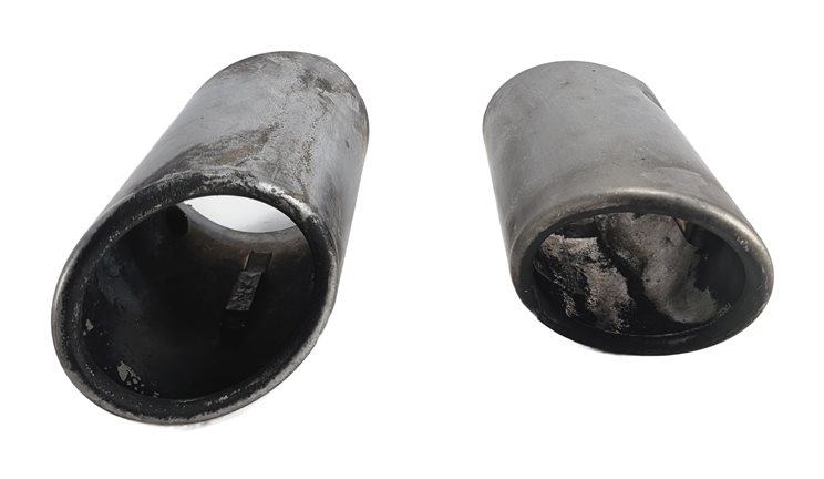 Thumbnail 2: 13-18 BMW X3 X4 (F25 F26) 2.0L REAR LEFT & RIGHT MUFFLER EXHAUST TIP SET-2