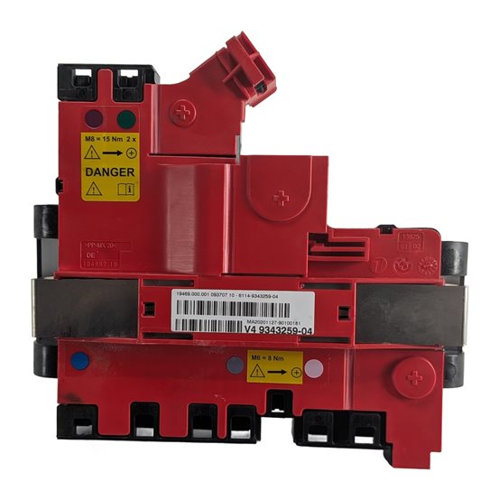 Thumbnail 4: 2016 BMW X3 (F25) 2.0L REAR POSITIVE BATTERY POWER DISTRIBUTION TERMINAL PLATE
