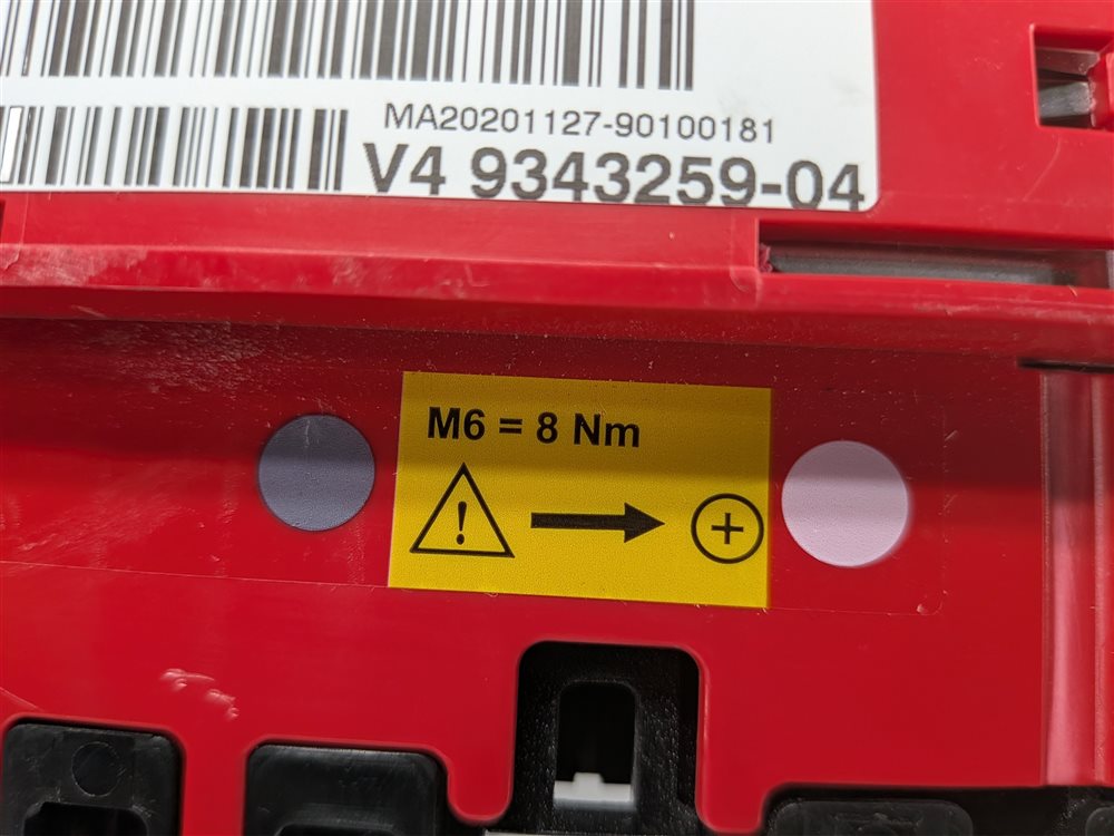 Thumbnail 6: 2016 BMW X3 (F25) 2.0L REAR POSITIVE BATTERY POWER DISTRIBUTION TERMINAL PLATE