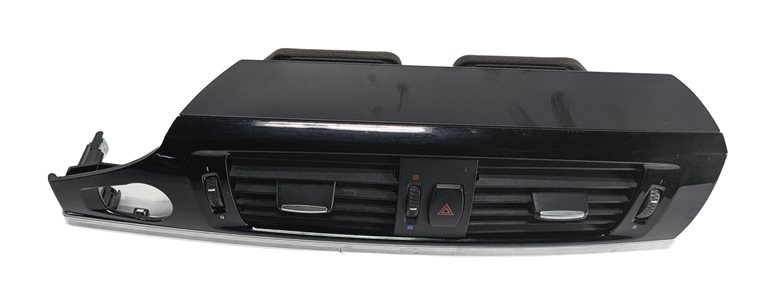 Thumbnail 3: 2016 BMW X3 (F25) FRONT CENTER DASH HEAT AIR AC VENT w/HAZARD SWITCH (Black)