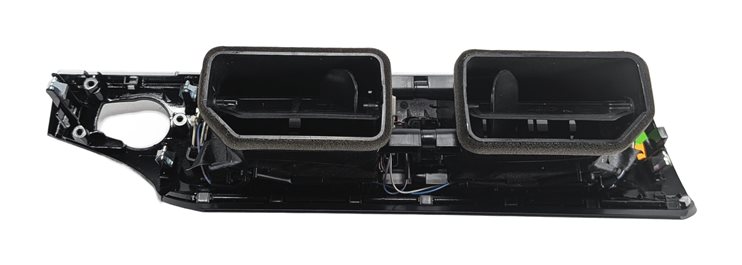 Thumbnail 4: 2016 BMW X3 (F25) FRONT CENTER DASH HEAT AIR AC VENT w/HAZARD SWITCH (Black)